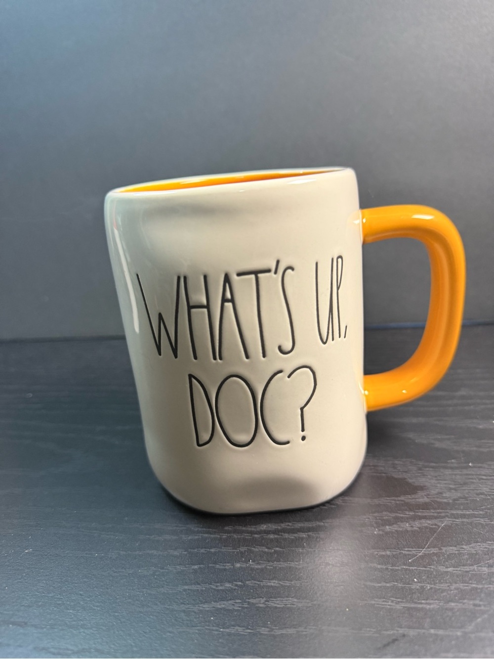 Rae Dunn Bugs Bunny What’s Up Doc Mug Looney Tunes Orange 20 oz Coffee Cup